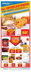 Walmart Flyer Great Deals 9 Sept 2018