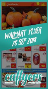 Walmart Flyer Special Deals 26 Sept 2018