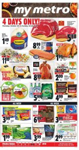 Metro Flyer Happy Thanksgiving 7 Oct 2018