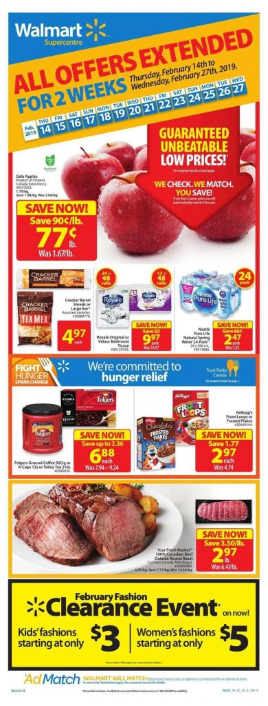 Walmart Flyer Special Prices 25 Feb 2019