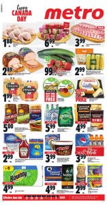 Metro Flyer Happy Canada Day 28 Jun 2019