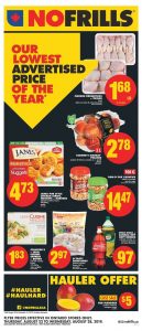 No Frills Flyer Special Deals 25 Aug 2019