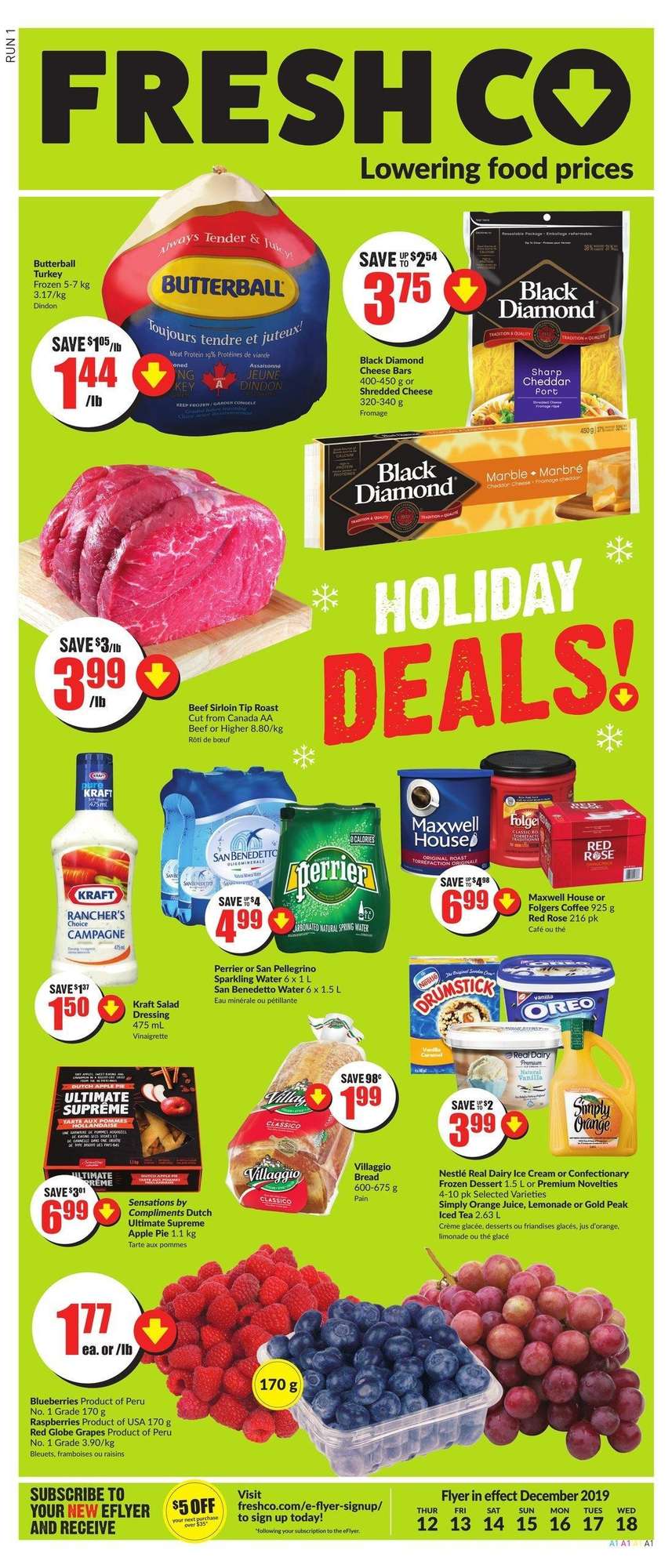 FreshCo Flyer Christmas Sale 24 Dec 2019