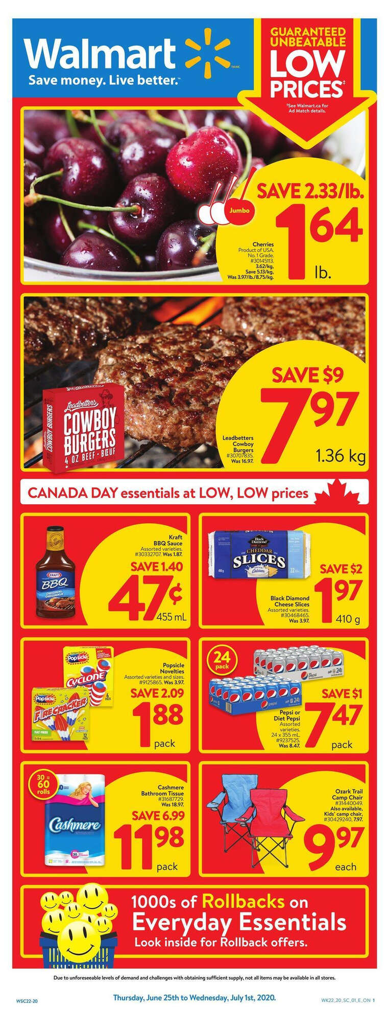 Walmart Flyer Special Deals 24 Jun 2020