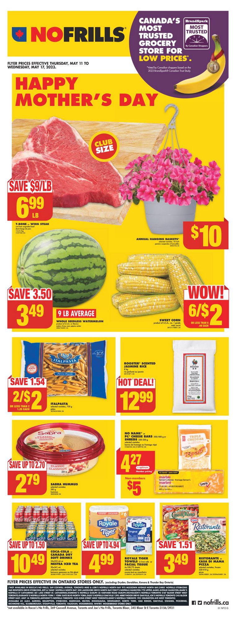 No Frills Flyer Happy Mother's Day Deals 2023 HAPPY MOTHERS DAY