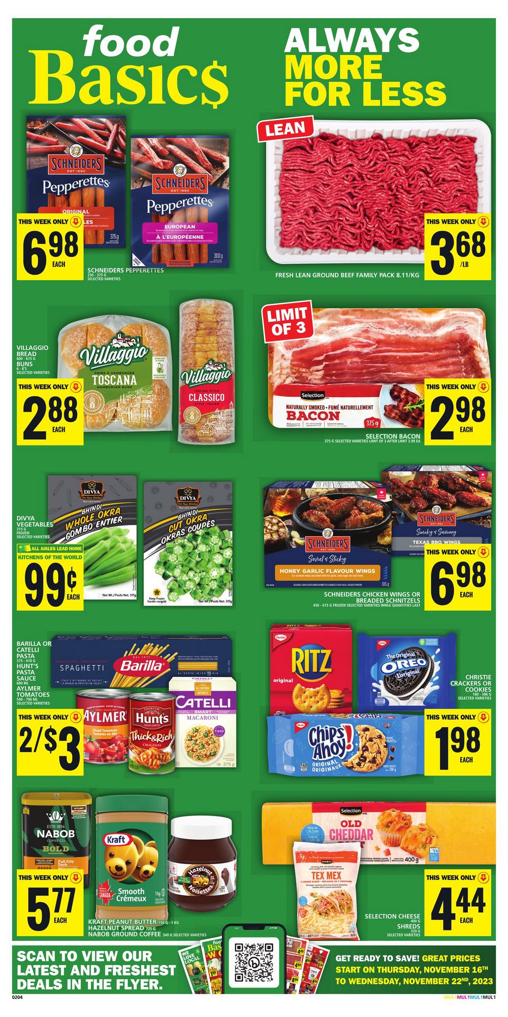 Food Basics Flyer Black Friday Deals 19 Nov 2023 GOOD OFFERS