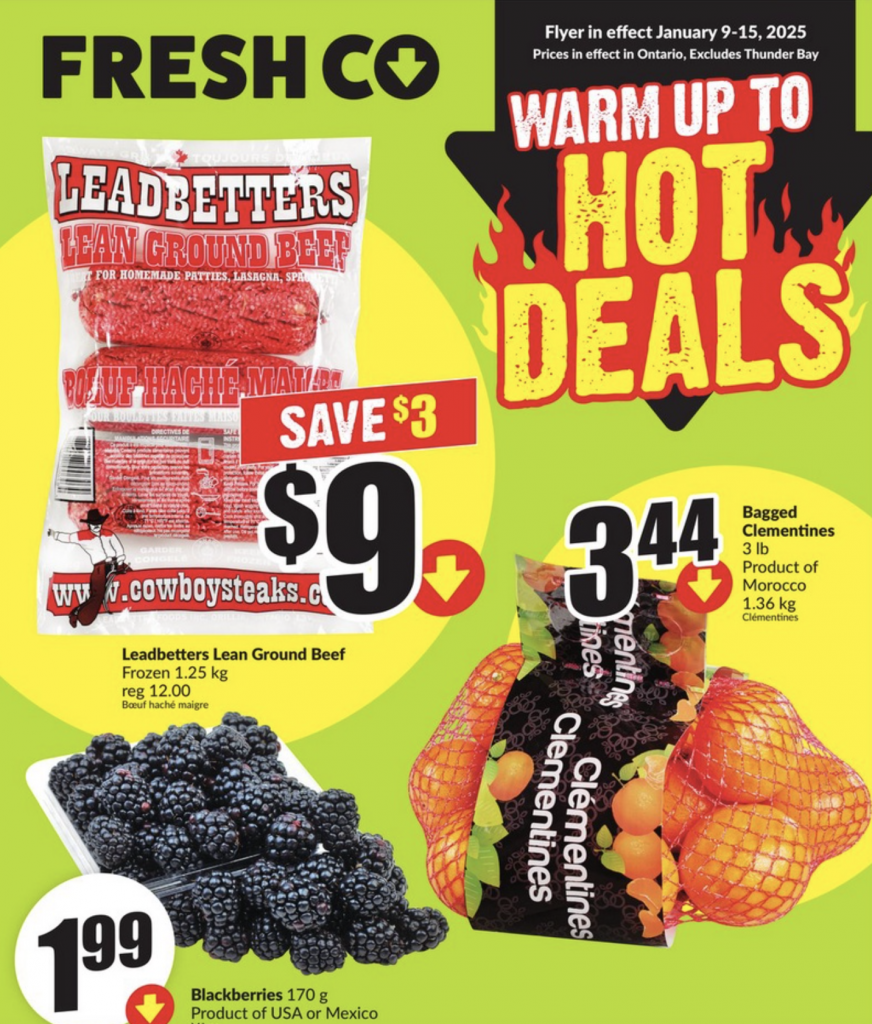 FreshCo Flyer Special Deals 30 Jan 2025