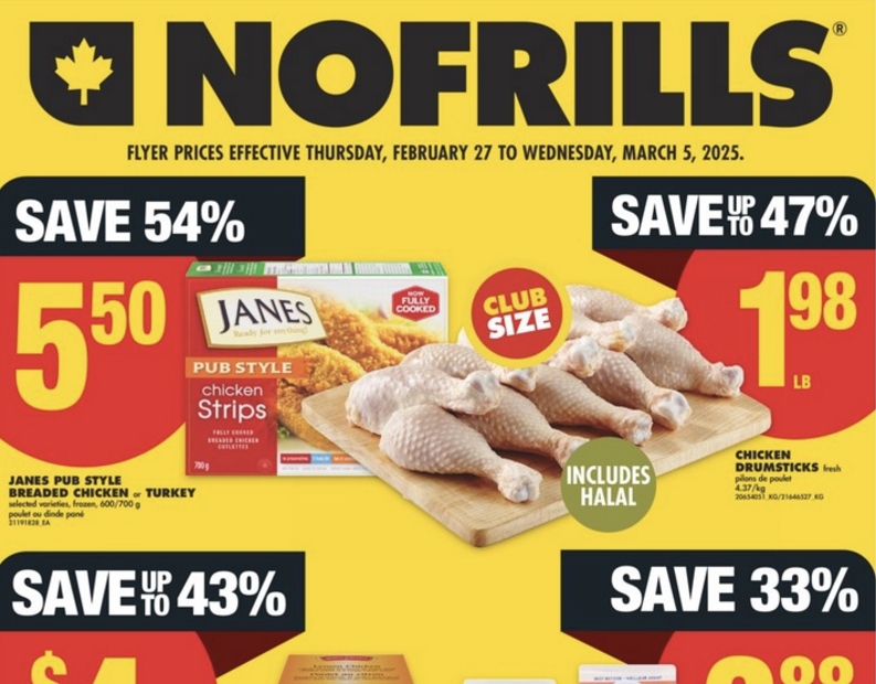 No Frills Flyer Special Sales 3 March 2025 