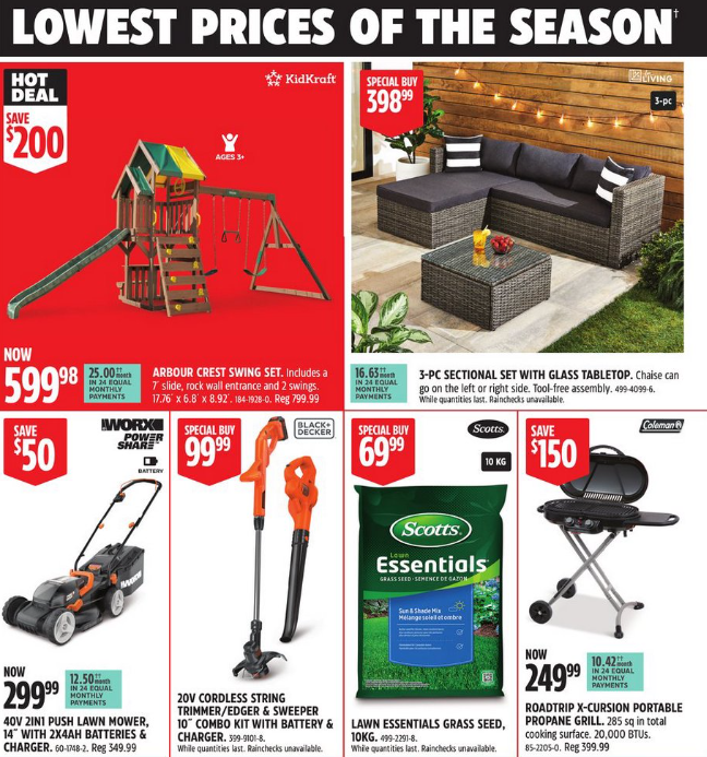 Canadian Tire Flyer Weekly Deals 30 April 2025