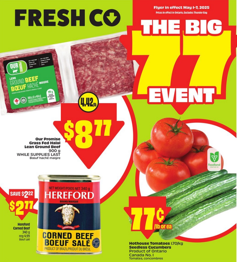 FreshCo Flyer Special Deals 1 May 2025