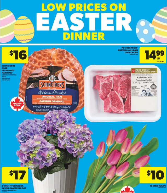 Real Canadian Superstore Flyer Easter Deals 20 April 2025