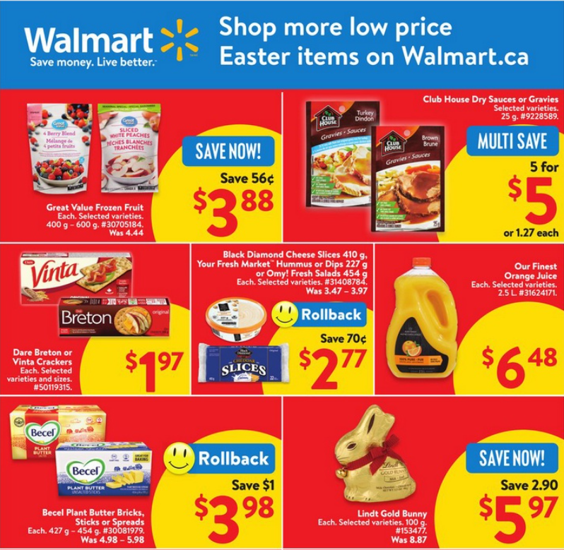 Walmart Flyer Special Deals 19 April 2025