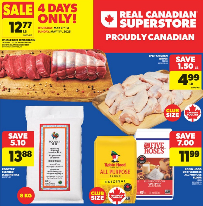 Real Canadian Superstore Flyer Weekly Sales 8 May 2025