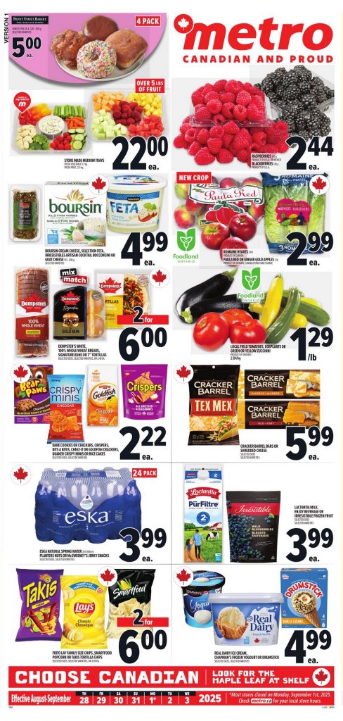 Metro Flyer Special Deals 31 Aug 2025