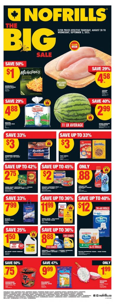 No Frills Flyer Special Deals 1 Sept 2025