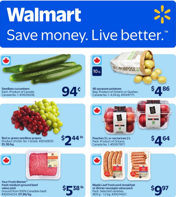 Walmart Flyer Special Sales 7 Aug 2025