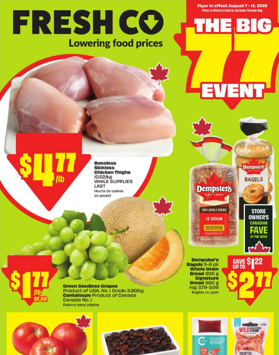 FreshCo Flyer Special Sales 7 Aug 2025