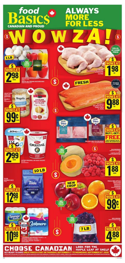 Food Basics Flyer Weekly Offers 5 Sept 2025