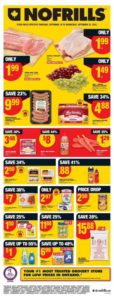 No Frills Flyer Special Deals 18 Sept 2025