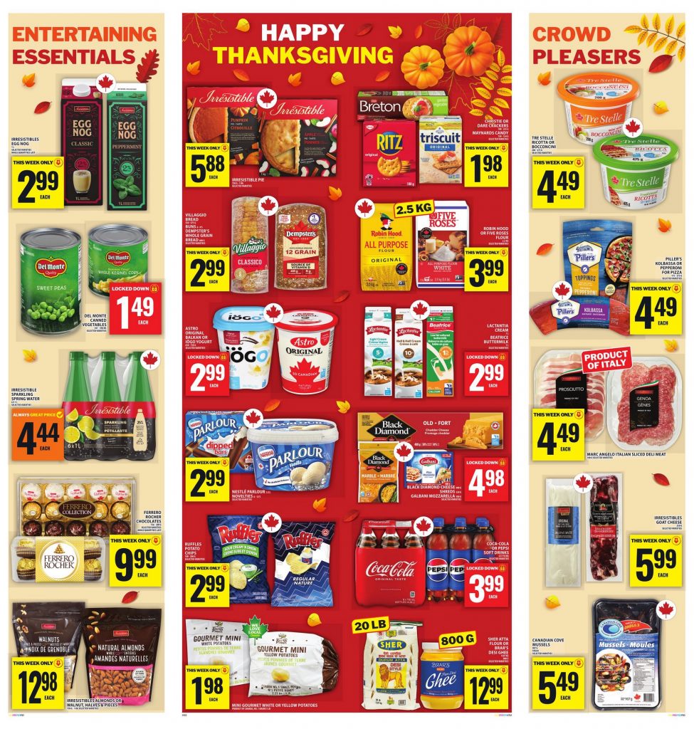 Food Basics Flyer Thanksgiving Specials October 2 – October 8, 2025 Ontario