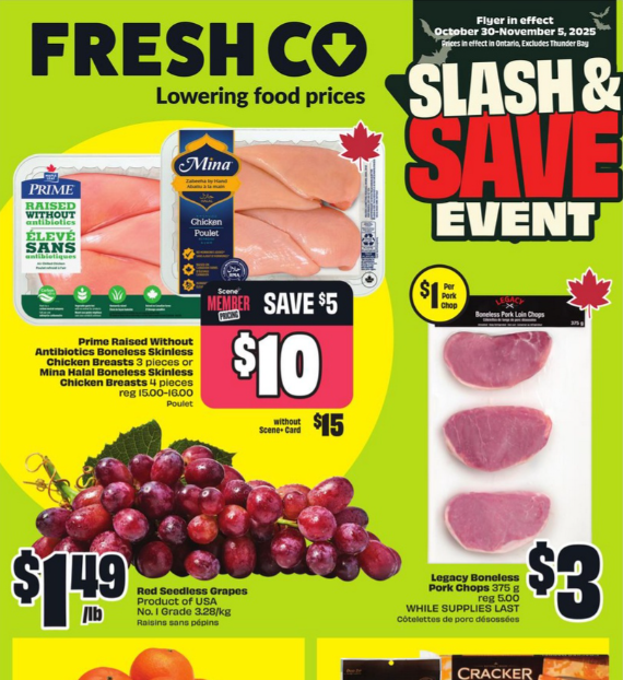 FreshCo Flyer Special Deals 30 October 2025
