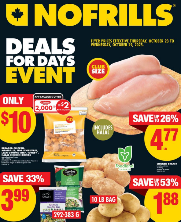 No Frills Flyer Weekly Offers 24 October 2025