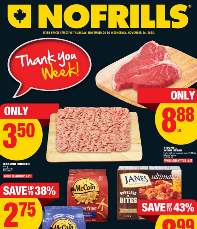 No Frills Flyer Weekly Sales 20 November 2025