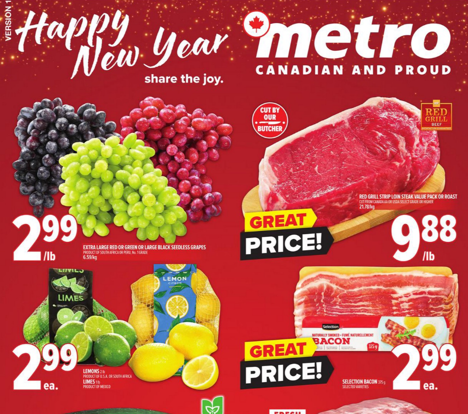 Metro Flyer Special Deals 30 December 2025