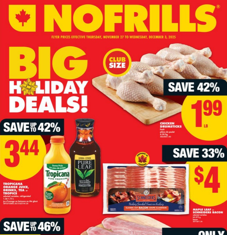 No Frills Flyer Weekly Sales 3 December 2025