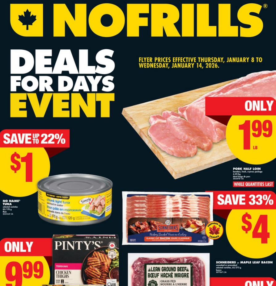 No Frills Flyer Weekly Sales 10 January 2026