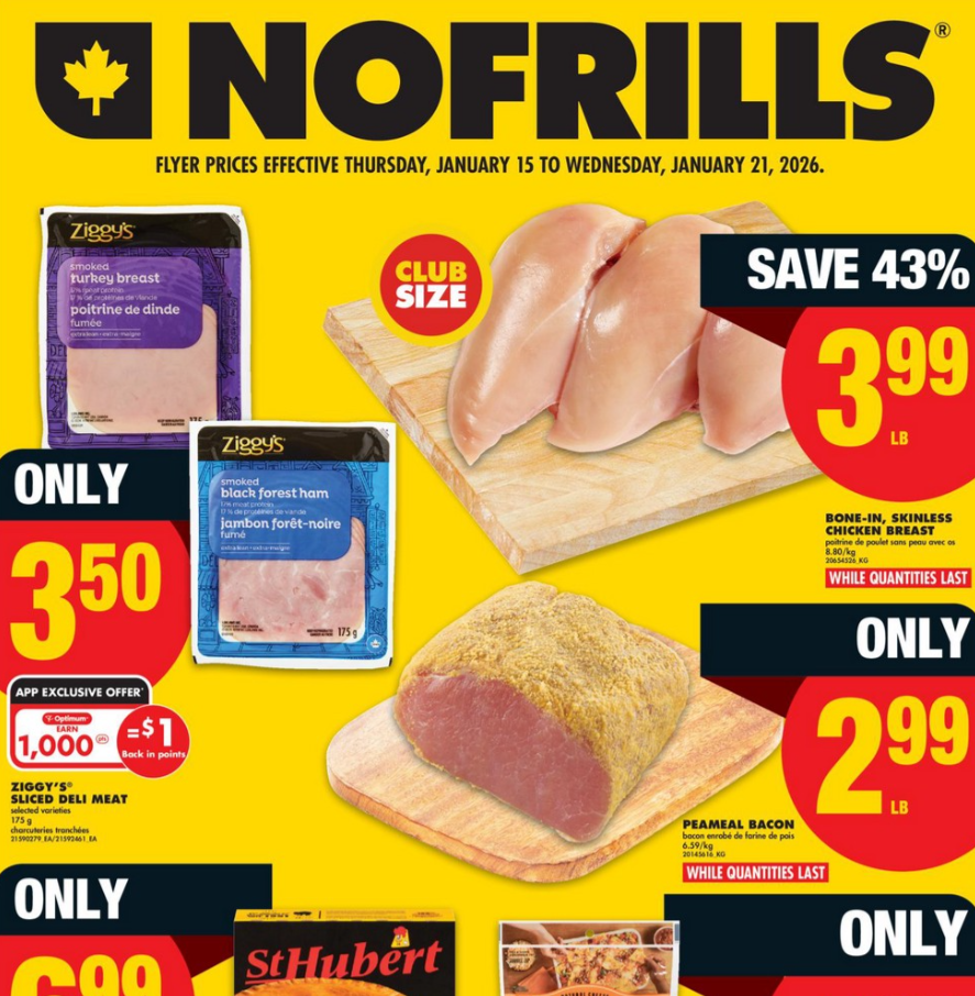 No Frills Flyer Weekly Deals 18 January 2026