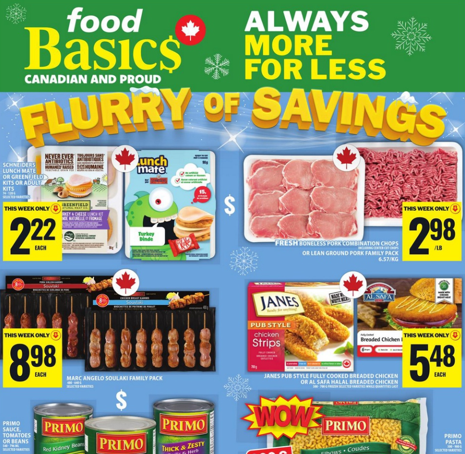 Food Basics Flyer New Years Sales 1 January 2026