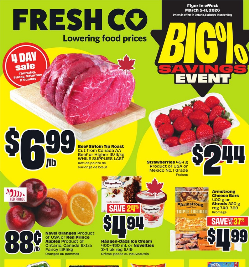 FreshCo Flyer Weekly Sales 6 March 2026