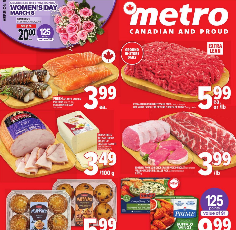 Metro Flyer Weekly Coupons 9 March 2026