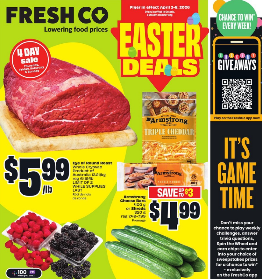 FreshCo Flyer Special Sales 5 April 2026