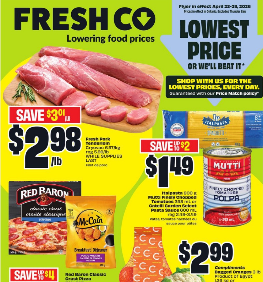 FreshCo Flyer Weekly Deals 23 April 2026