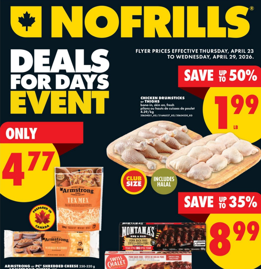 No Frills Flyer Special Deals 25 April 2026
