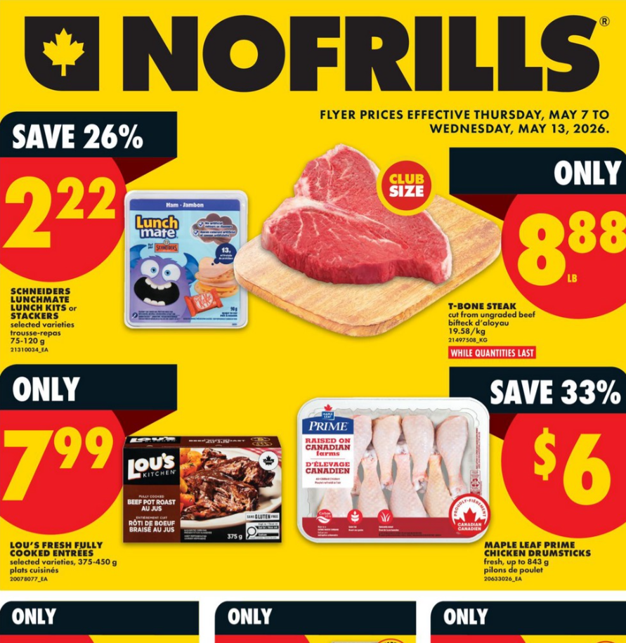 No Frills Flyer Weekly Offers 11 May 2026