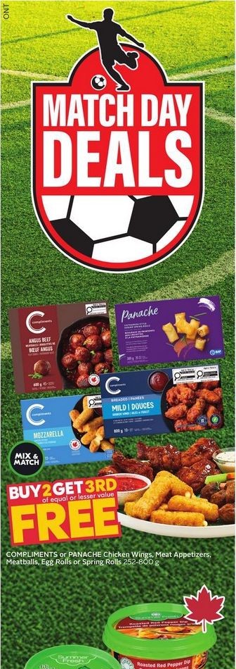 Sobeys Flyer Match Day Deals June 6 2026