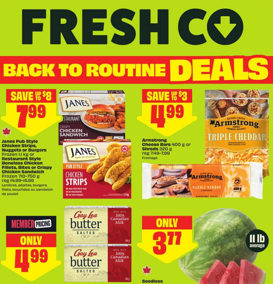 FreshCo Flyer Special Sales 27 August 2026