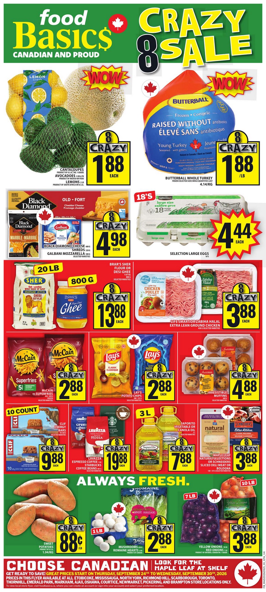 Food Basics Flyer Thanksgiving Meal Planning 27 September 2026