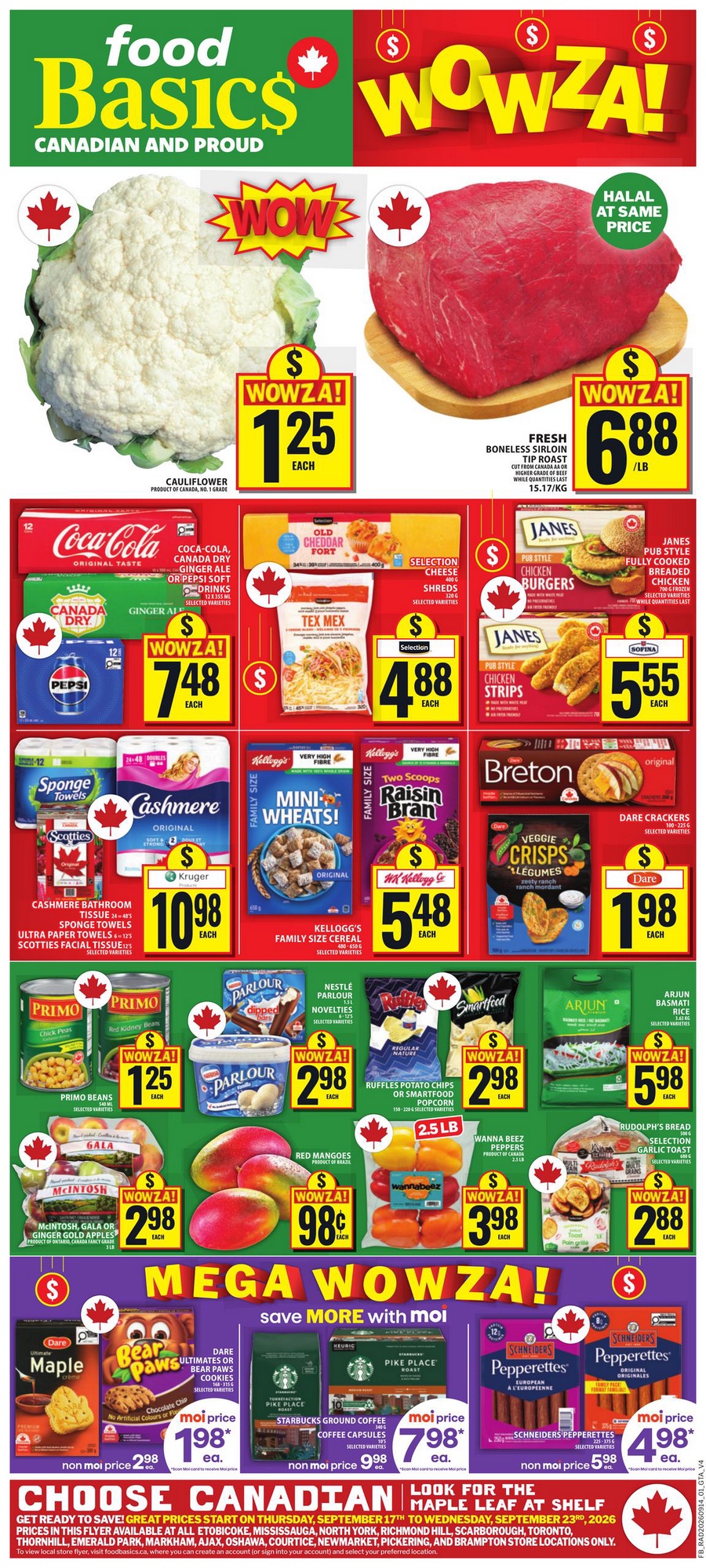 Food Basics Flyer Weekly Sales 19 September 2026