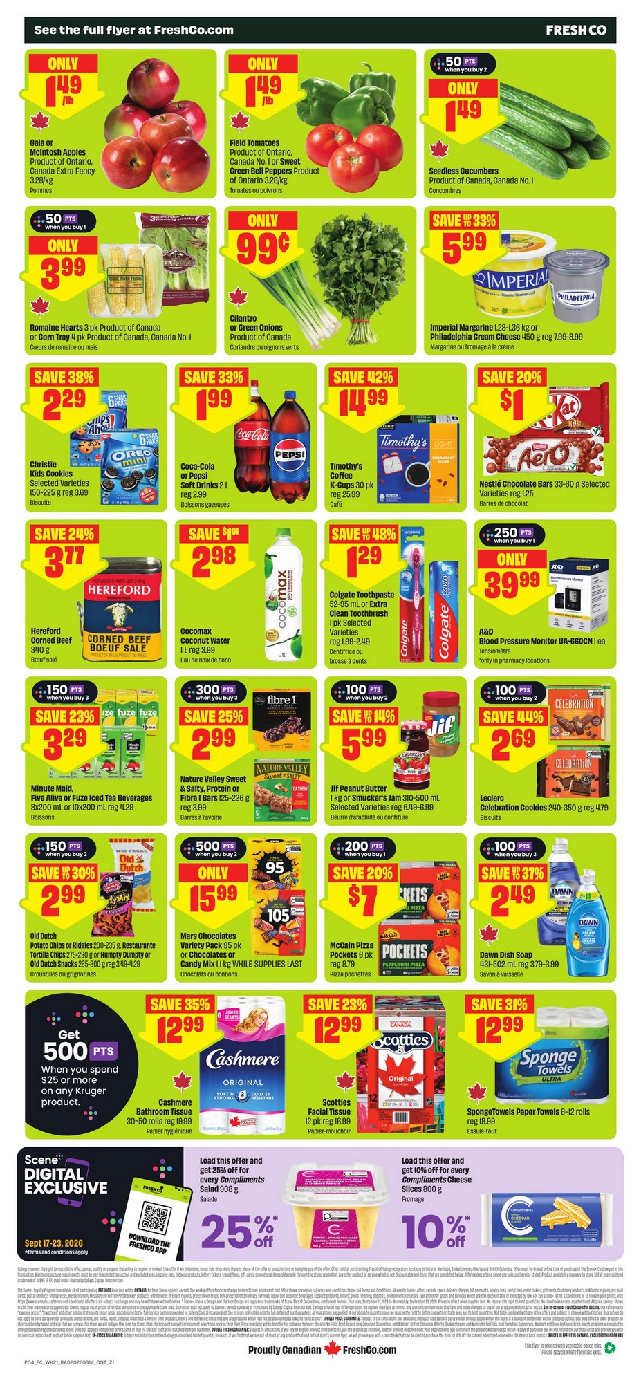FreshCo Flyer Special Deals 22 September 2026
