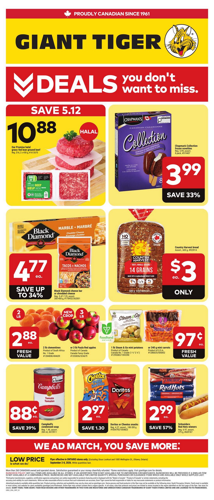 Giant Tiger Flyer Weekly Deals 5 September 2026