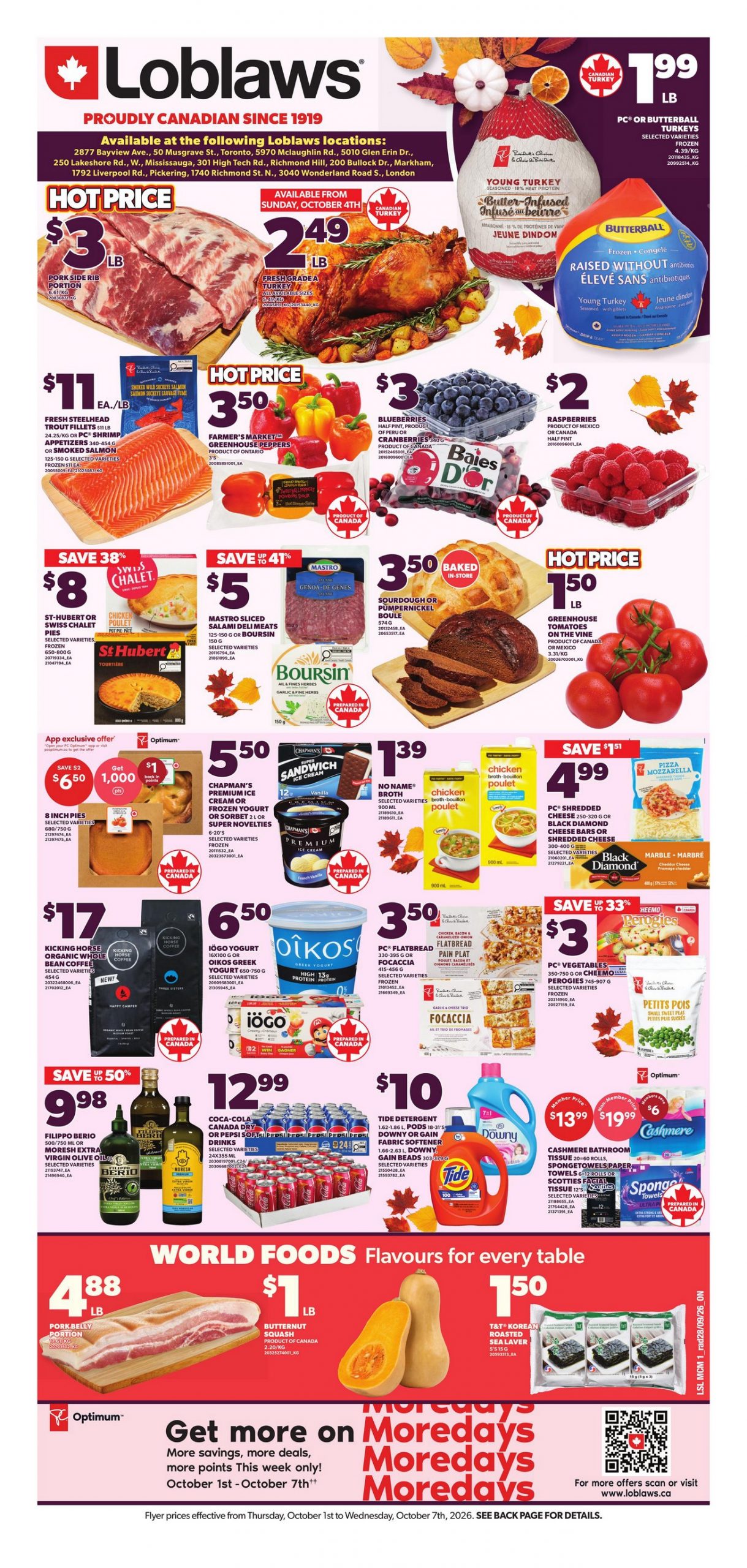 Loblaws Flyer Canadian Thanksgiving Table Planning 30 September 2026