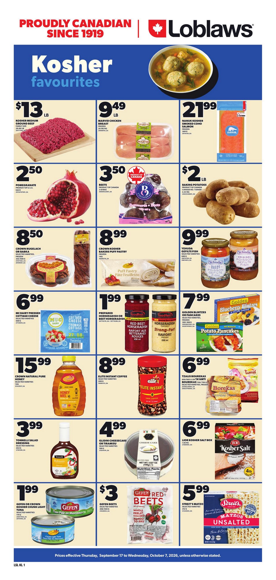 Loblaws Flyer Special Deals 18 September 2026