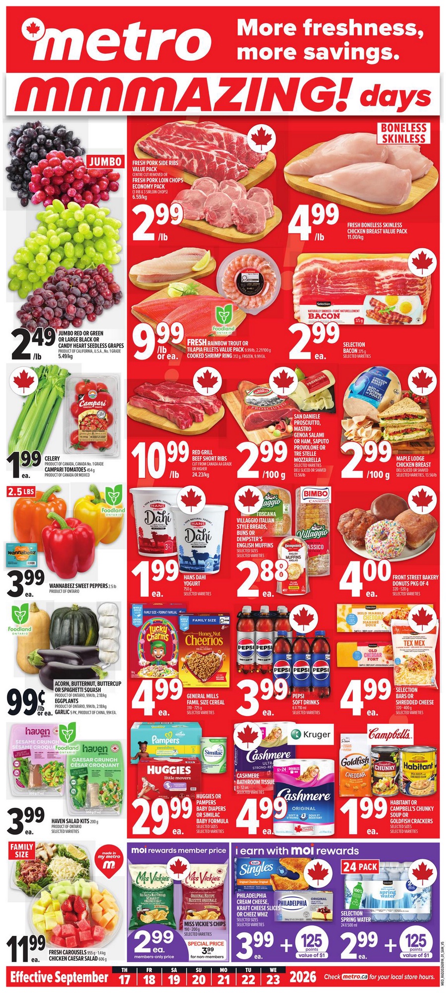 Metro Flyer Weekly Sales 17 September 2026