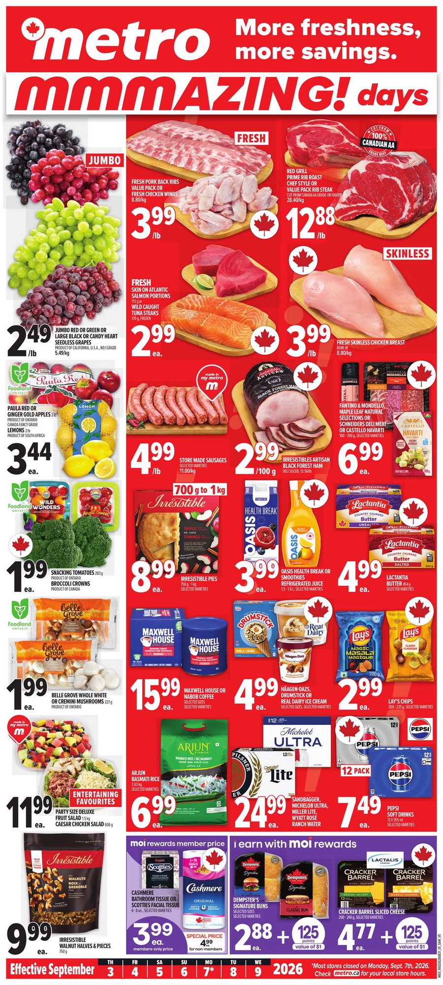 Metro Flyer Weekly Sales 6 September 2026