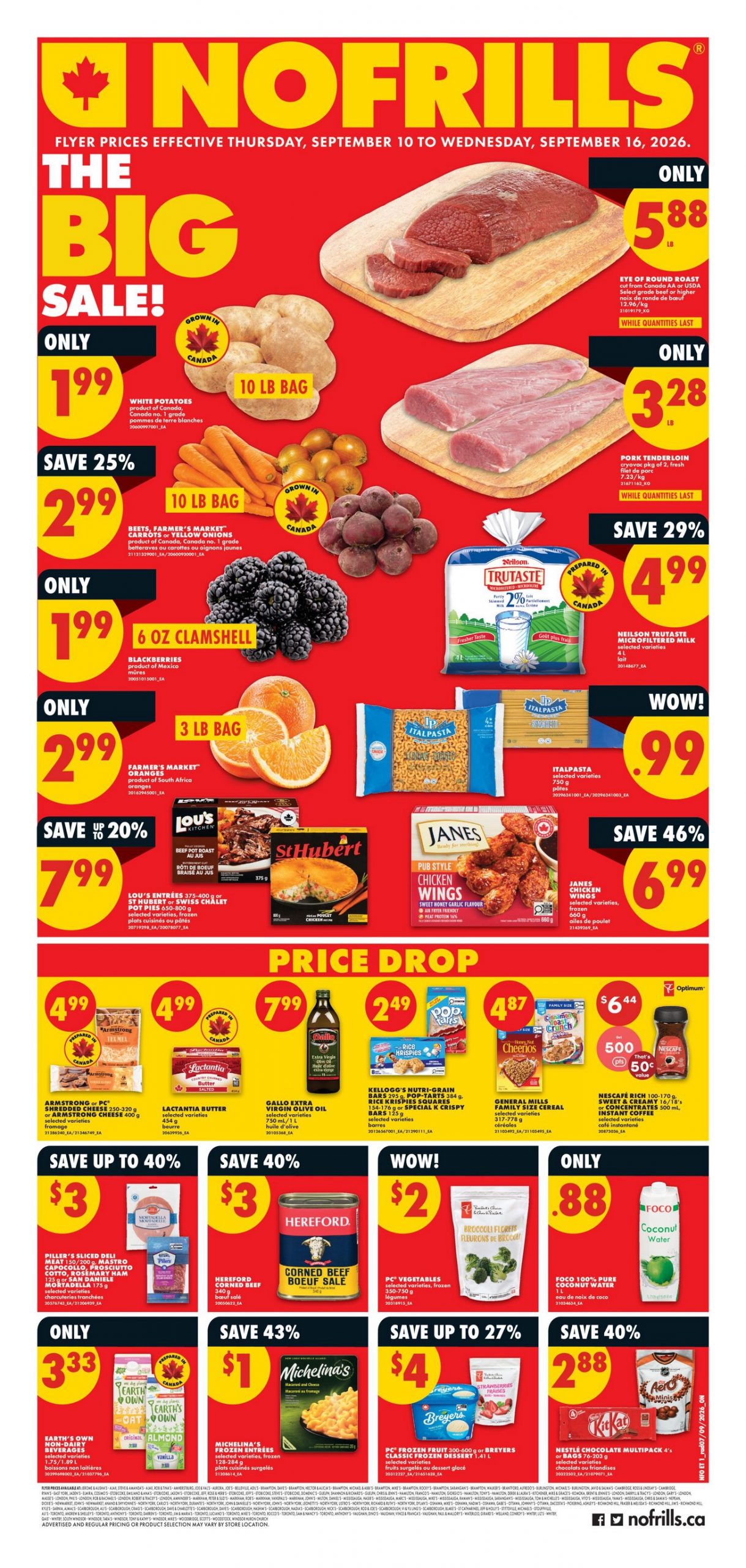 No Frills Flyer Special Deals 10 September 2026