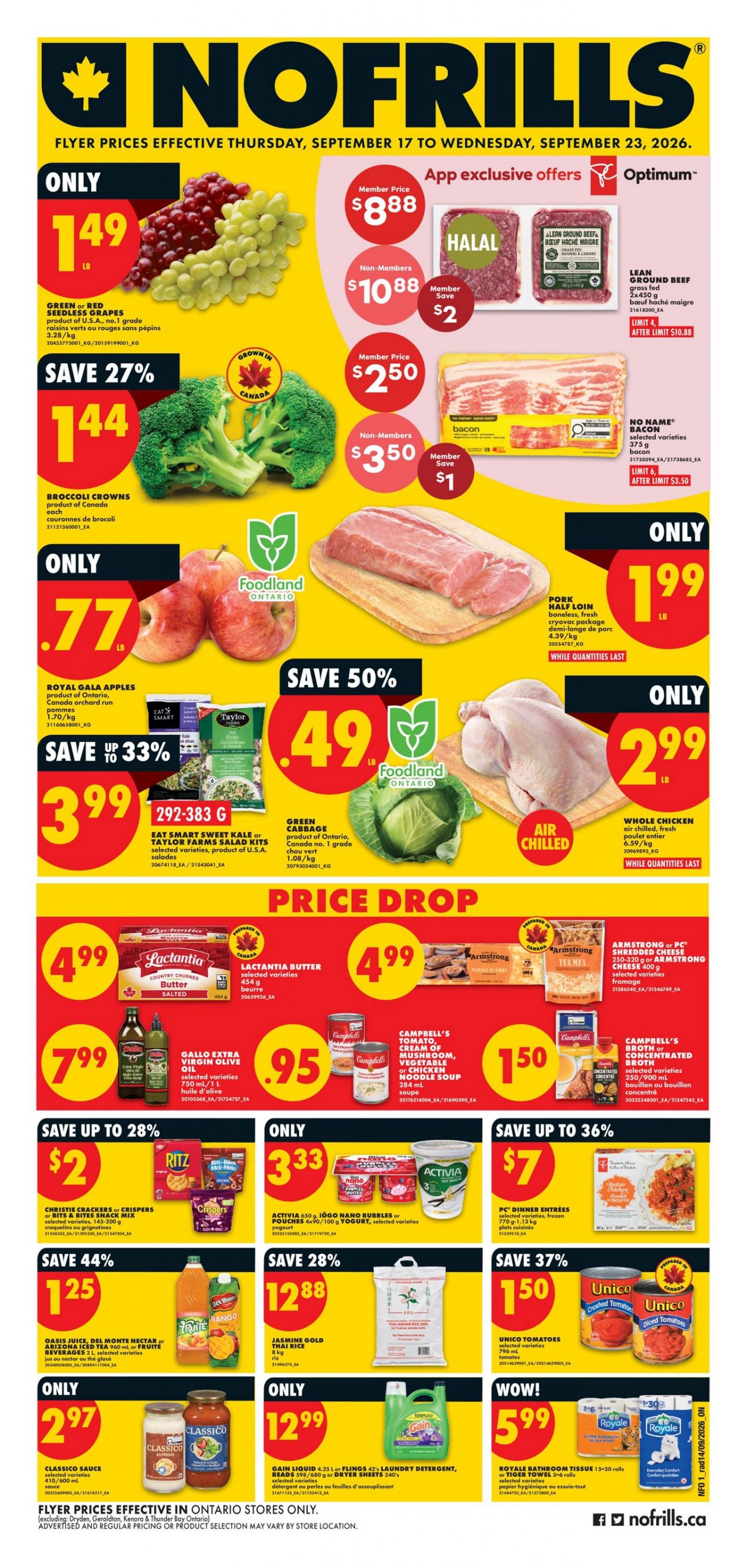 No Frills Flyer Weekly Deals 18 September 2026